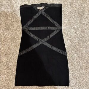 BEBE Y2K Strapless Bandage Mini Dress